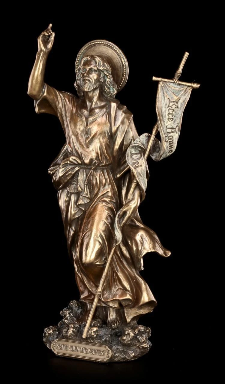Heiligen Figur - Johannes der Täufer Heiligen Figur - Johannes Der Täufer -Veronese Heilig Johannes Taeufer