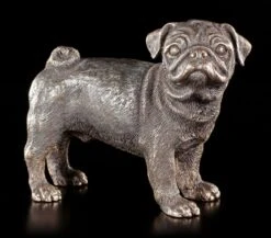 Hunde Figur - Mops Stehend