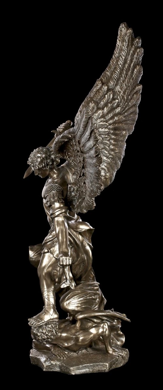 XXL Erzengel Michael Figur - bronziert XXL Erzengel Michael Figur - Bronziert -Veronese