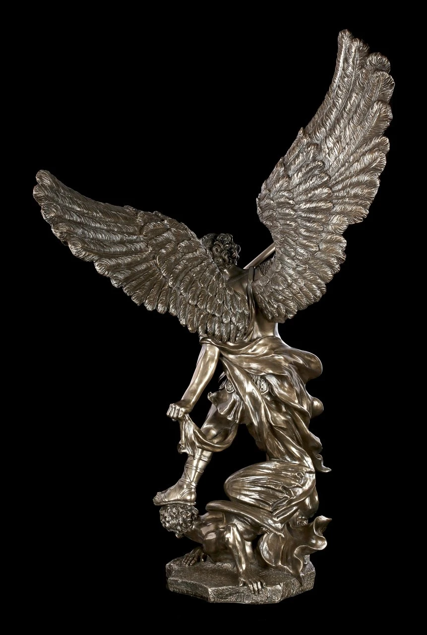XXL Erzengel Michael Figur - bronziert XXL Erzengel Michael Figur - Bronziert -Veronese