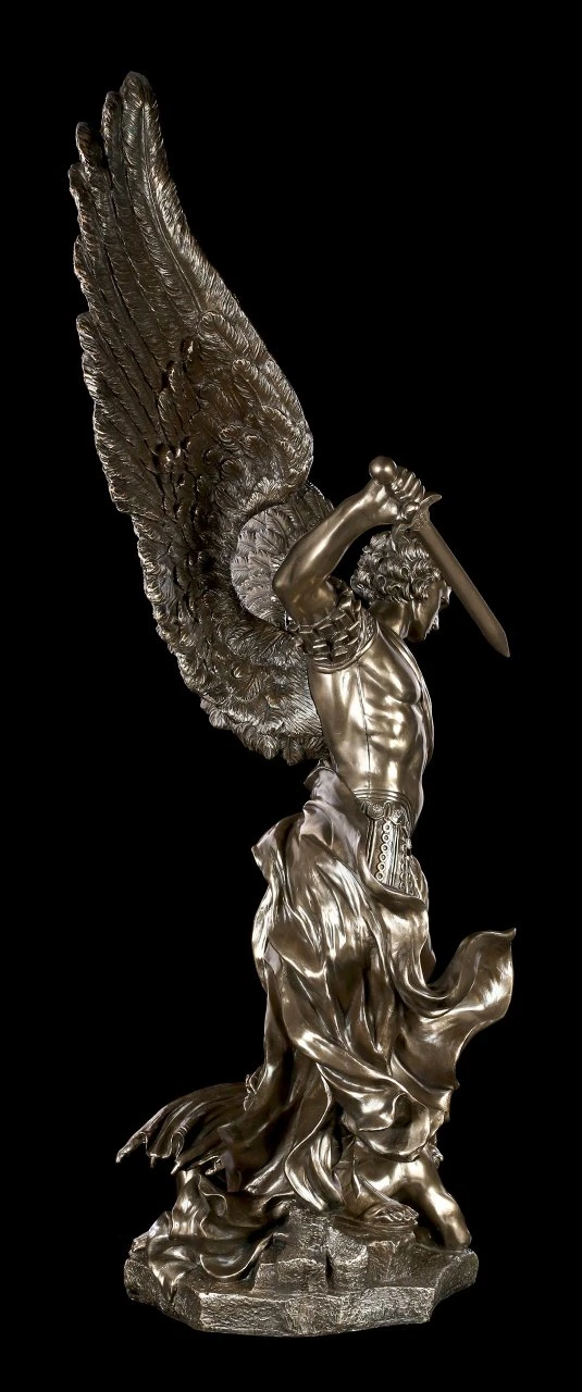 XXL Erzengel Michael Figur - bronziert XXL Erzengel Michael Figur - Bronziert -Veronese