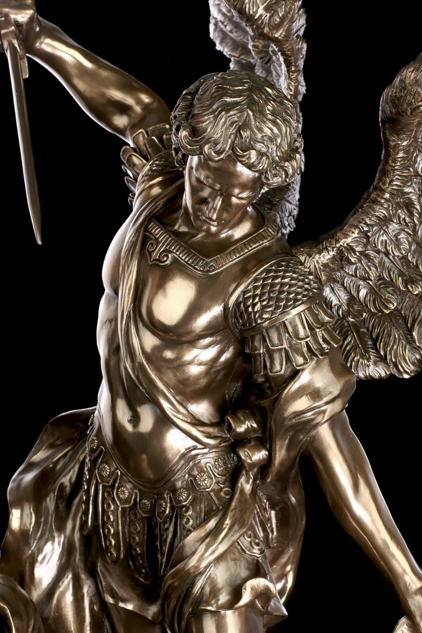 XXL Erzengel Michael Figur - bronziert XXL Erzengel Michael Figur - Bronziert -Veronese