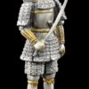 Japanischer Samurai Krieger Mit Schwert - Zinn Figur