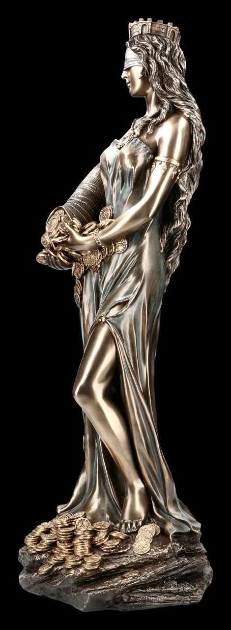 Göttin Fortuna Figur - groß Göttin Fortuna Figur - Groß -Veronese KS1690 Goettin Fortuna Figur