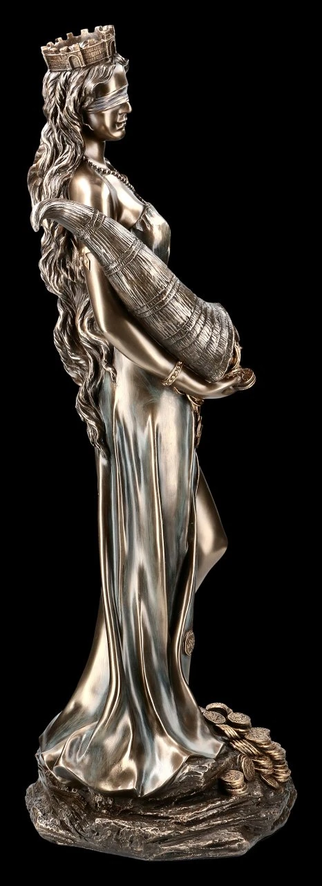 Göttin Fortuna Figur - groß Göttin Fortuna Figur - Groß -Veronese KS1690 Goettin Fortuna Figur