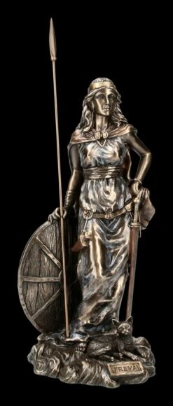 Freya Figur - Bronziert