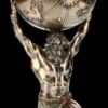 Atlas Figur Trägt Die Welt Auf Seinen Schultern
