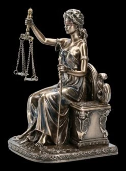 Sitzende Justitia Figur Auf Thron -Veronese KS3262 Sitzende Justitia Figur auf Thron 3 1280x1280