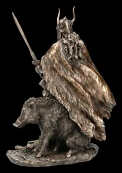 Freyr Mit Eber Figur - Germanischer Gott 3 Freyr Mit Eber Figur - Germanischer Gott -Veronese KS3264 Freyr mit Eber Figur Germanischer Gott 5 1280x1280