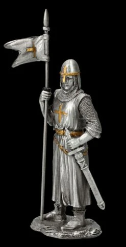 Zinn-Ritter Mit Fahne -Veronese KS3673 Ersatzbilder Zinnfigur Kreuzritter mit Fahne 2 1280x1280
