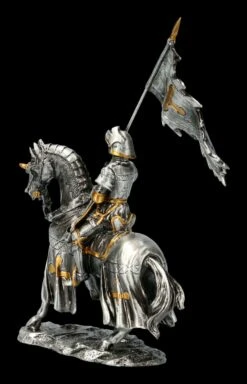 Zinnritter Auf Pferd Mit Flagge -Veronese KS3856 Zinnritter auf Pferd mit Flagge 3 1280x1280