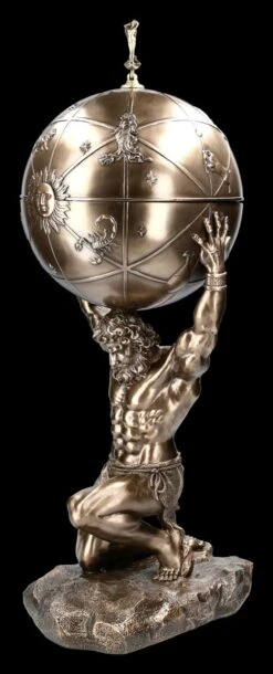 Große Atlas Figur Mit Globus Zum Öffnen -Veronese KS5096 Grosse Atlas Figur mit Globus zum Oeffnen 3 1280x1280