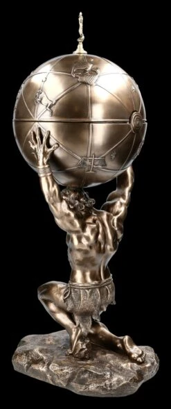 Große Atlas Figur Mit Globus Zum Öffnen -Veronese KS5096 Grosse Atlas Figur mit Globus zum Oeffnen 5 1280x1280