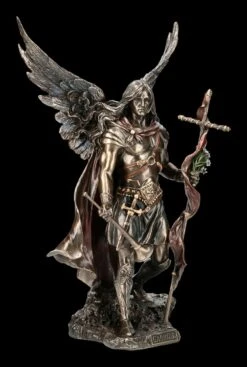 Erzengel Gabriel Figur Mit Stab Und Trompete