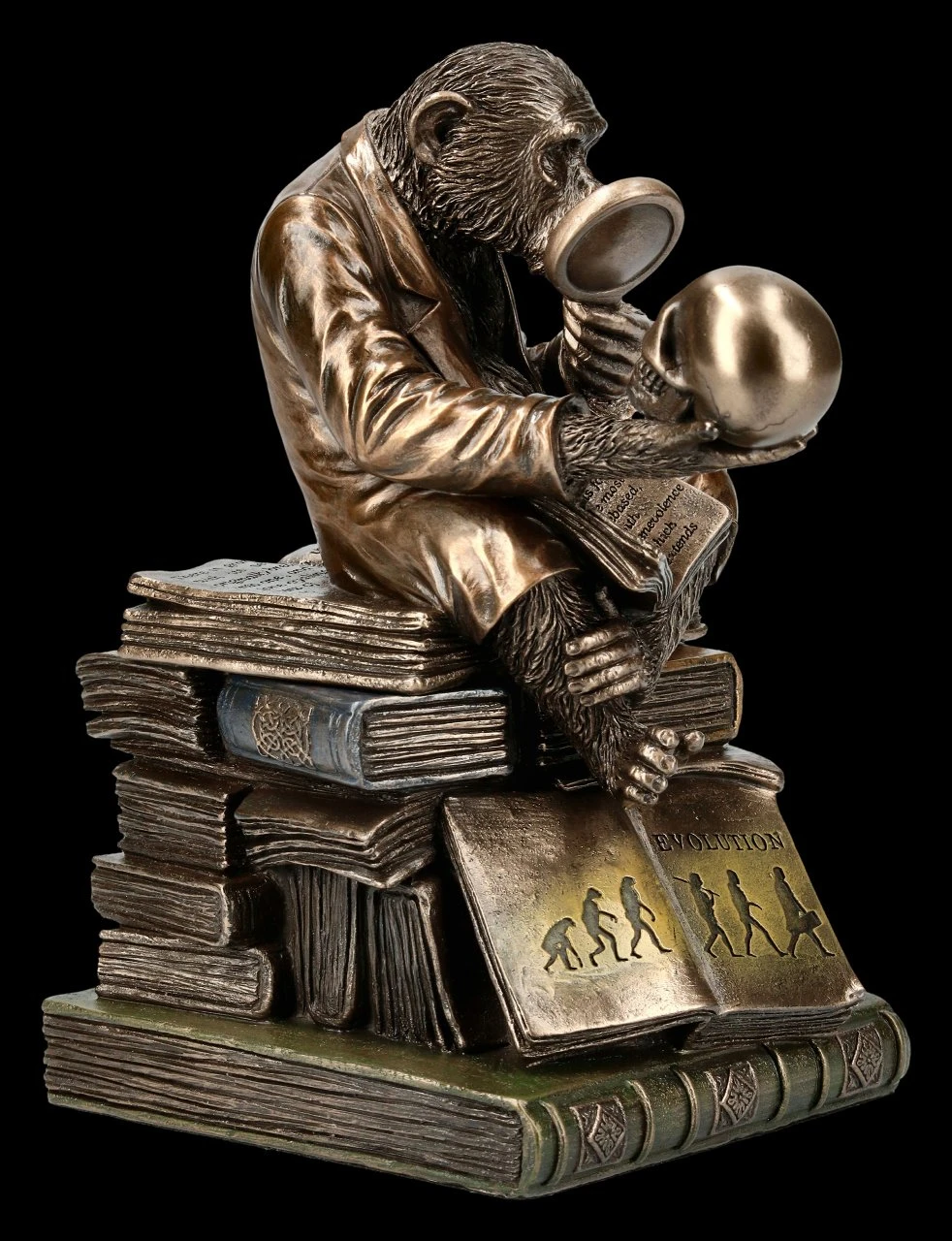 Affe mit Schädel - Darwinismus Evolutionstheorie Affe Mit Schädel - Darwinismus Evolutionstheorie -Veronese KS5214 Affe mit Schaedel Darwinismus