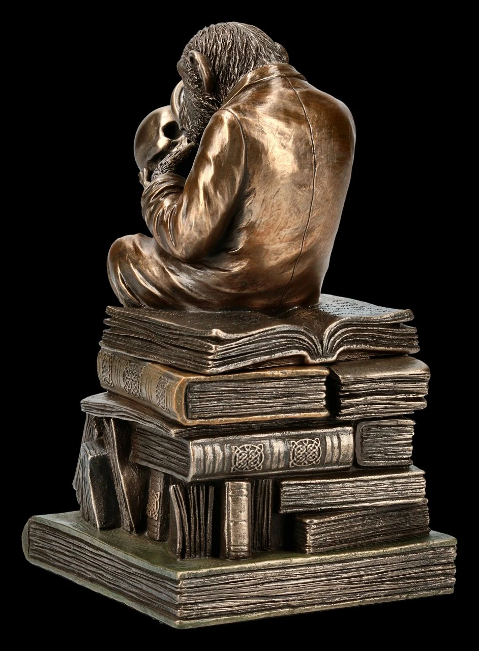 Affe mit Schädel - Darwinismus Evolutionstheorie Affe Mit Schädel - Darwinismus Evolutionstheorie -Veronese KS5214 Affe mit Schaedel Darwinismus