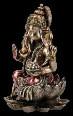 Ganesha Figur Auf Lotusthron -Veronese KS5278 Ganesha Figur auf Lotusthron 3 1280x1280