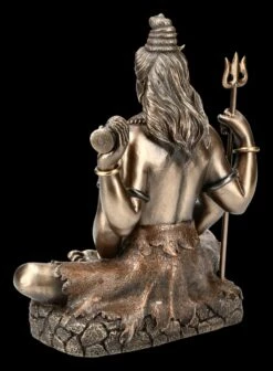 Hindu Gott Shiva Figur - Sitzend Bronziert -Veronese KS5283 Hindu Gott Shiva Figur sitzend bronziert 5 1280x1280