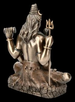 Hindu Gott Shiva Figur - Sitzend Bronziert -Veronese KS5283 Hindu Gott Shiva Figur sitzend bronziert 7 1280x1280