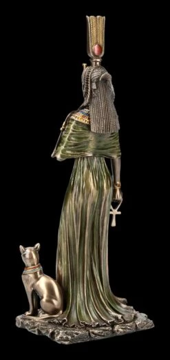 Nofretete Figur Mit Bastet Und Ankh -Veronese KS6422 Kleopatra Figur mit Bastet und Ankh 5 1280x1280