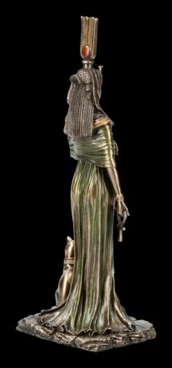 Nofretete Figur Mit Bastet Und Ankh -Veronese KS6422 Kleopatra Figur mit Bastet und Ankh 7 1280x1280