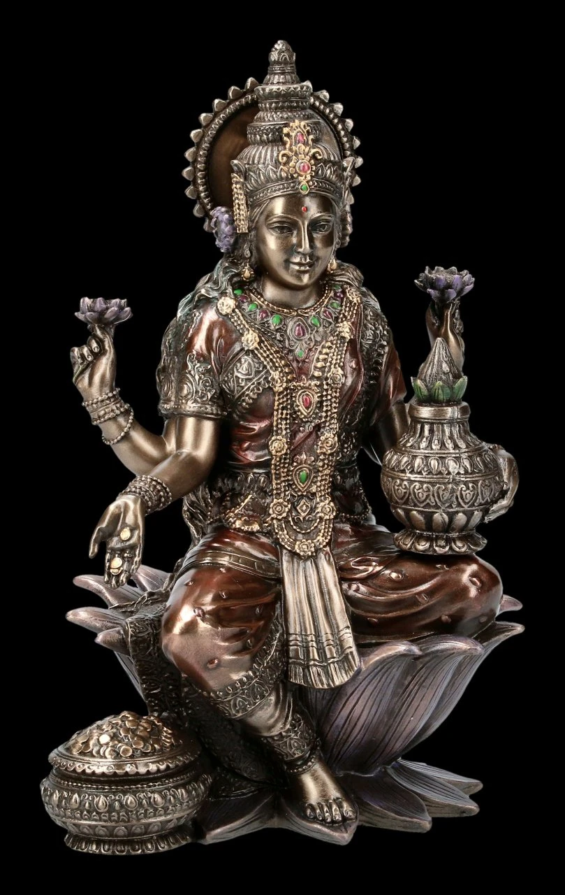Indische Götter Figur - Lakshmi Indische Götter Figur - Lakshmi -Veronese KS6859 Indische Goetter Figur