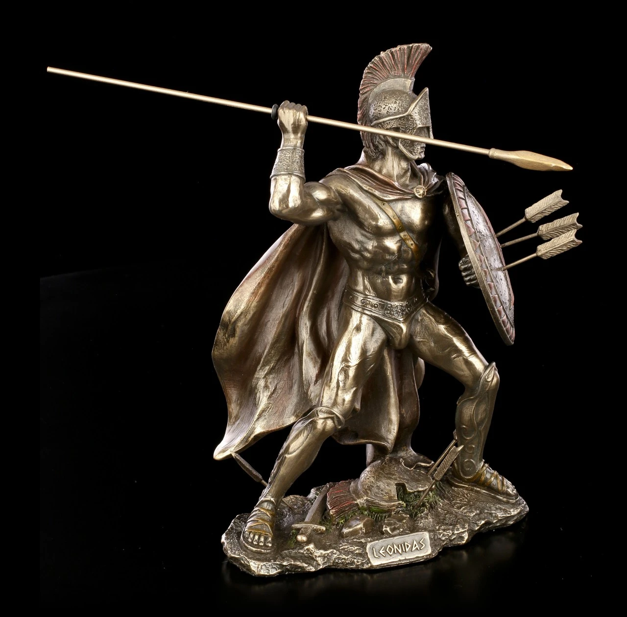 Leonidas I. Figur mit Schild und Speer Leonidas I. Figur Mit Schild Und Speer -Veronese Leonidas I Figur Mit Schild Und Speer
