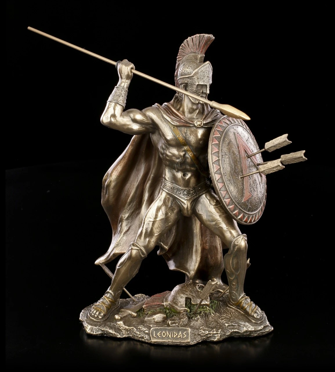 Leonidas I. Figur mit Schild und Speer Leonidas I. Figur Mit Schild Und Speer -Veronese Leonidas I Figur Mit Schild Und