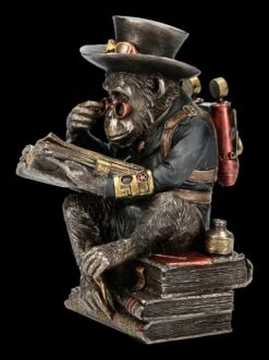 Steampunk Schimpansen Figur - Der Gelehrte -Veronese ML13780 Steampunk Schimpansen Figur Der Gelehrte 3 1280x1280