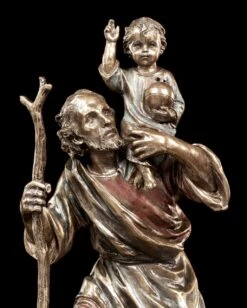 Heiligen Figur - St. Christophorus Mit Jesuskind -Veronese Sankt Christopher Kind 5 1280x1280