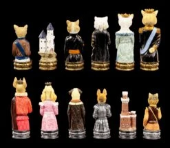 Schachfiguren Set - Hunde Vs. Katzen 2 Schachfiguren Set - Hunde Vs. Katzen -Veronese Schachfiguren Set Hunde vs Katzen 2 1280x1280