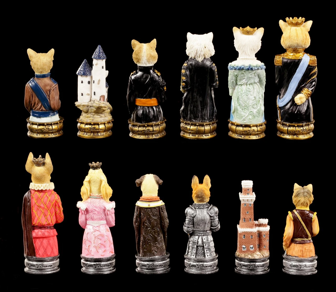 Schachfiguren Set - Hunde vs. Katzen Schachfiguren Set - Hunde Vs. Katzen -Veronese Schachfiguren Set Hunde vs Katzen