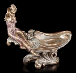 Jugendstil Schale - Frau Mit Handtuch Vor Wanne