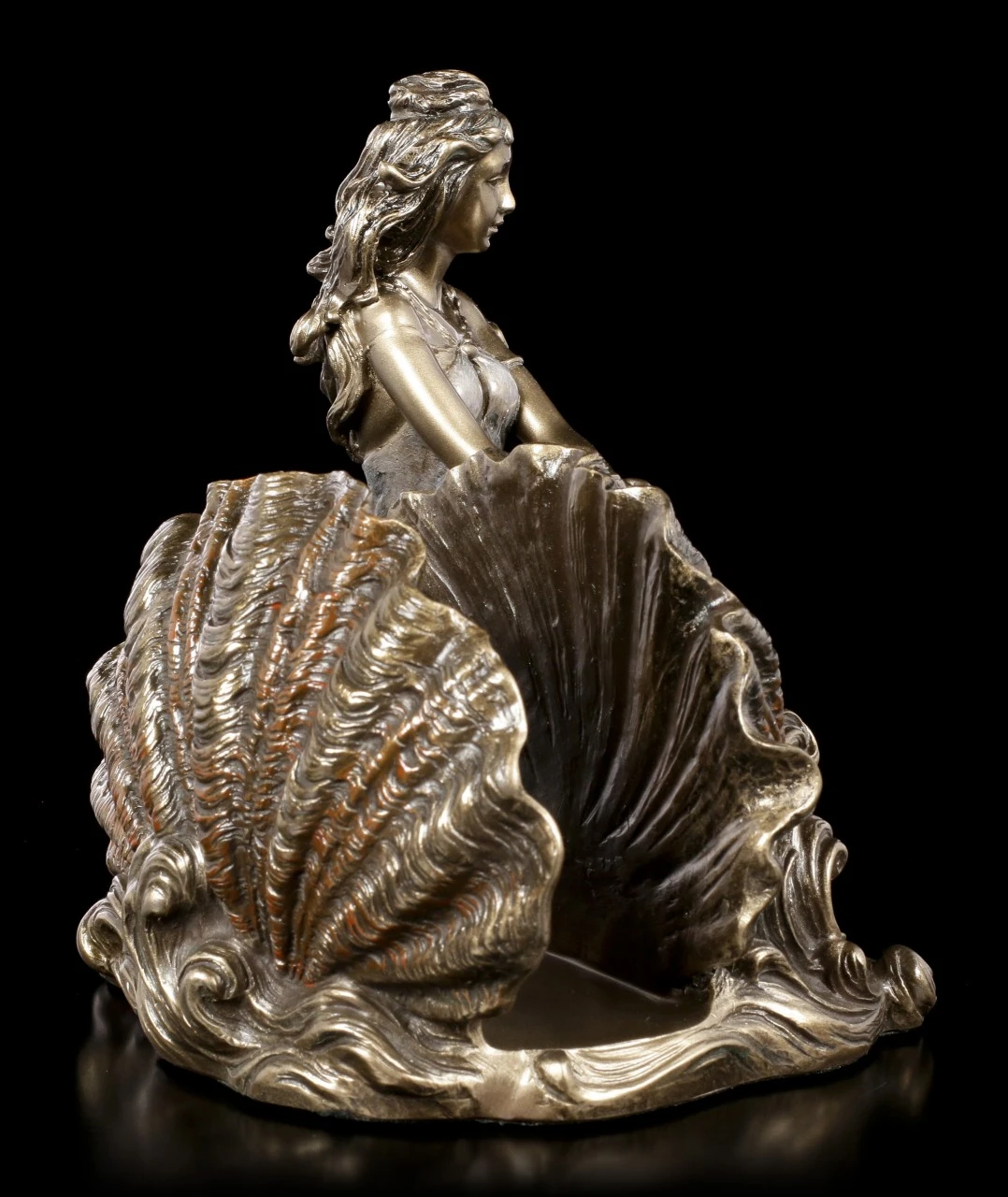 Serviettenhalter - Frau sitzt neben Muschel Serviettenhalter - Frau Sitzt Neben Muschel -Veronese Serviettenhalter Frau Sitzt Neben Muschel