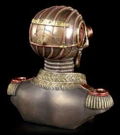 Steampunk Skelett Büste Mit Schatullen - Der Konteradmiral -Veronese Steampunk Bueste Konteradmiral 4 1280x1280