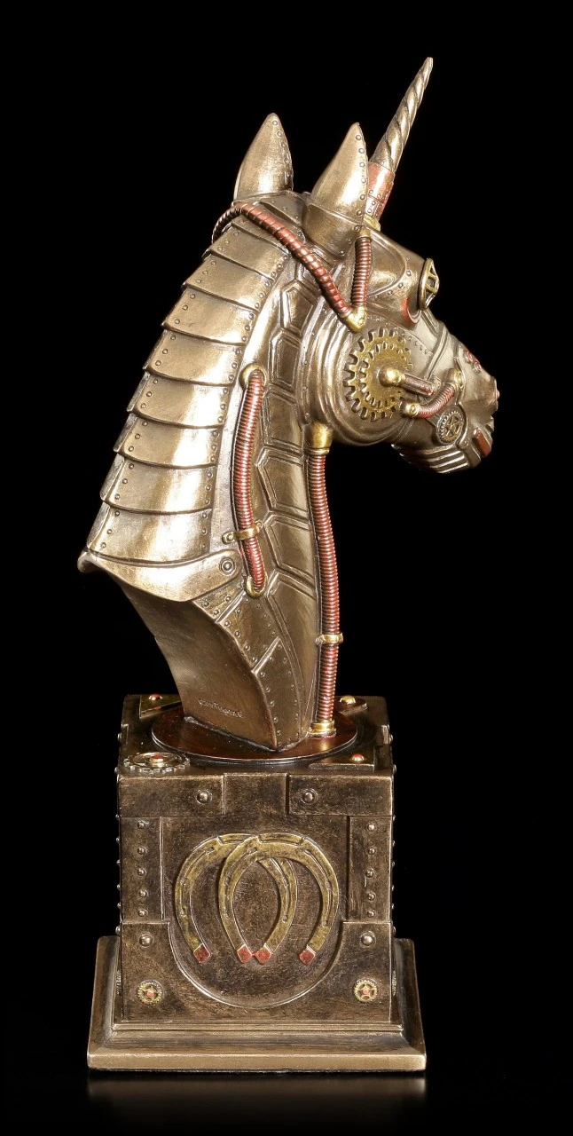 Steampunk Einhorn Büste Steampunk Einhorn Büste -Veronese Steampunk Einhorn Bueste Veronese
