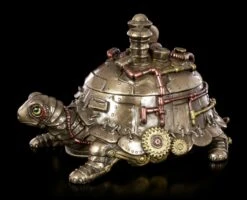 Steampunk Figur - Schildkröte Als Schatulle -Veronese Steampunk Schildkroete Mit Geheimfach 2 1280x1280