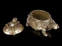 Steampunk Figur - Schildkröte Als Schatulle -Veronese Steampunk Schildkroete Mit Geheimfach 4 1280x1280