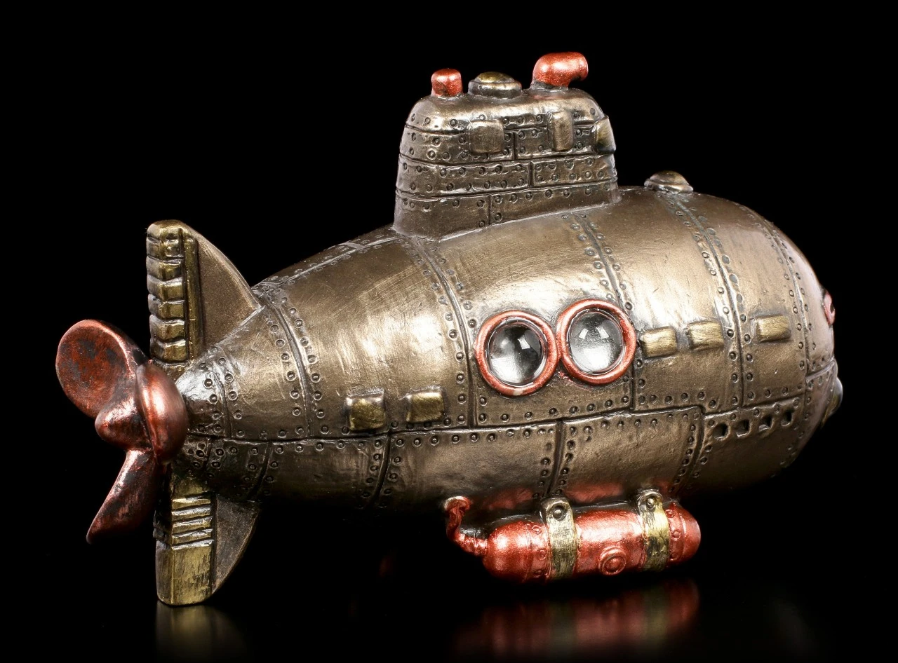 Steampunk Tischuhr - U-Boot Steampunk Tischuhr - U-Boot -Veronese Steampunk Tischuhr U Boot