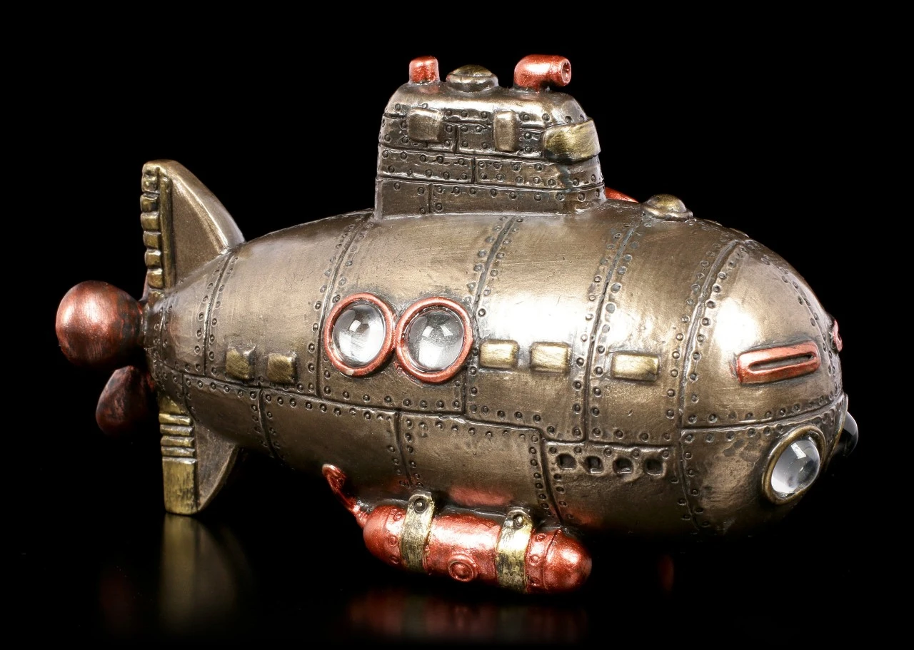 Steampunk Tischuhr - U-Boot Steampunk Tischuhr - U-Boot -Veronese Steampunk Tischuhr U Boot