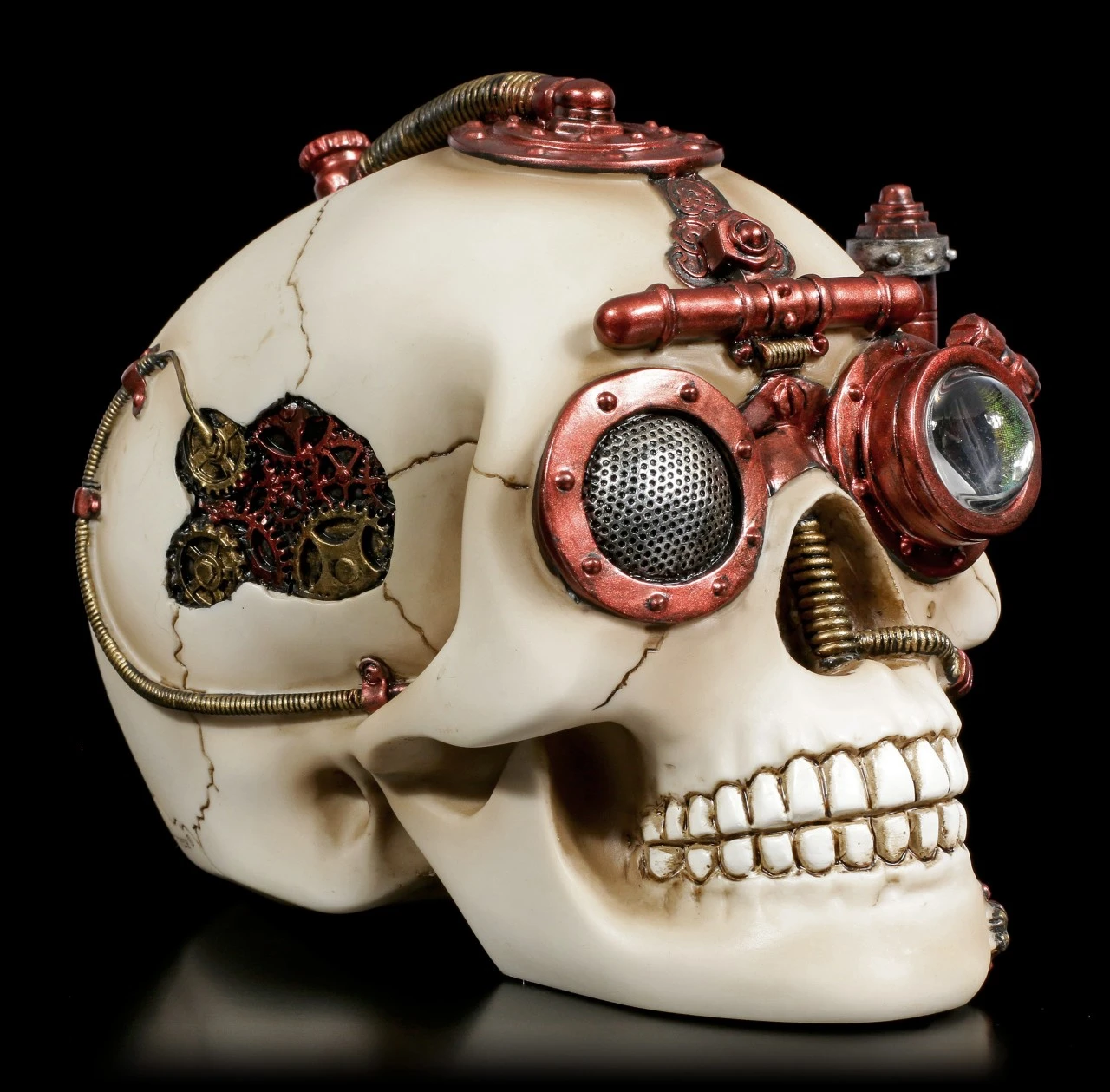 Steampunk Totenkopf Schatulle - Secret Observation Steampunk Totenkopf Schatulle - Secret Observation -Veronese Steampunk Totenkopf Schatulle Secret