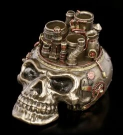 Stiftehalter - Steampunk Totenkopf -Veronese Stiftehalter Steampunk Totenkopf 3 1280x1280