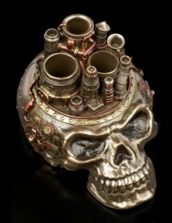 Stiftehalter - Steampunk Totenkopf -Veronese Stiftehalter Steampunk Totenkopf 6 1280x1280