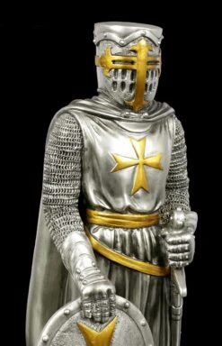 Kreuzritter Figur Mit Schwert Und Schild -Veronese Tempelritter Figur Mit Schwert Und Schild Auf Boden 5 1280x1280