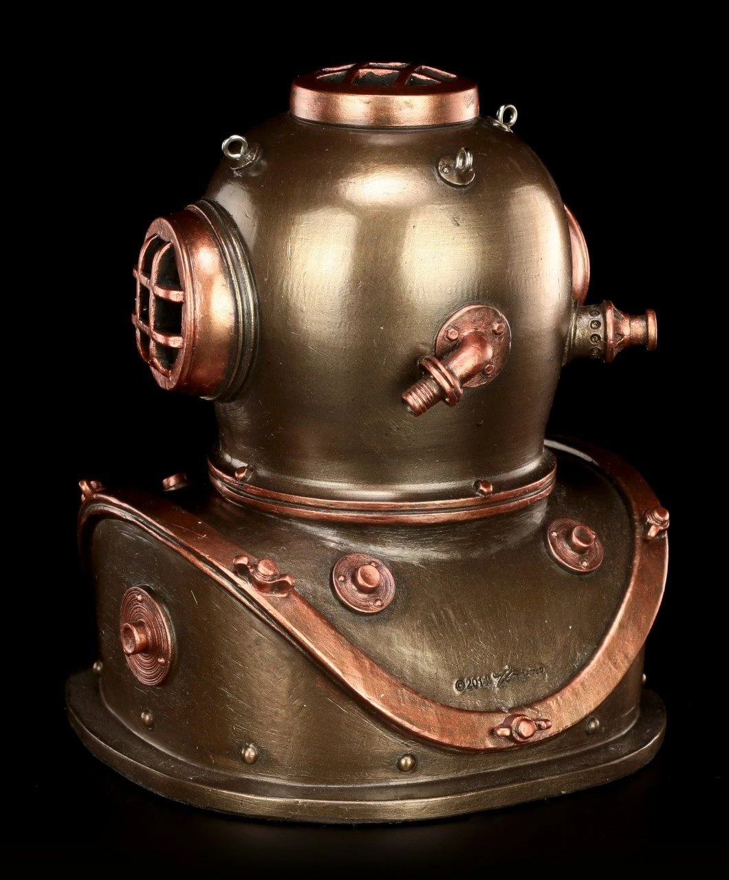 Tischuhr - Steampunk Taucherhelm Tischuhr - Steampunk Taucherhelm -Veronese Tischuhr Steampunk Taucherhelm