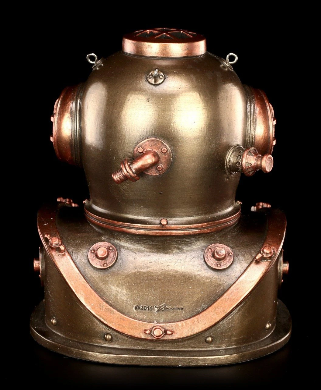 Tischuhr - Steampunk Taucherhelm Tischuhr - Steampunk Taucherhelm -Veronese Tischuhr Steampunk Taucherhelm