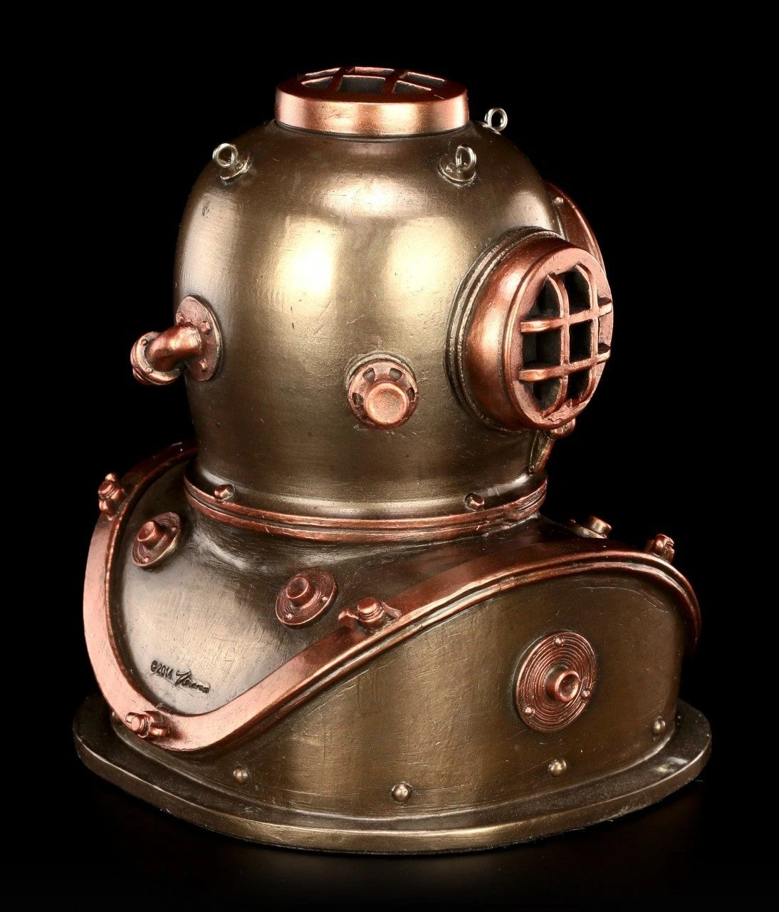 Tischuhr - Steampunk Taucherhelm Tischuhr - Steampunk Taucherhelm -Veronese Tischuhr Steampunk Taucherhelm