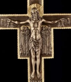 Wandrelief Ikone Jesus - Kreuz Von San Damiano -Veronese Wandkreuz Jesus 2 1280x1280