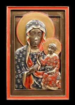 Wandrelief Ikone - Schwarze Madonna Von Tschenstochau