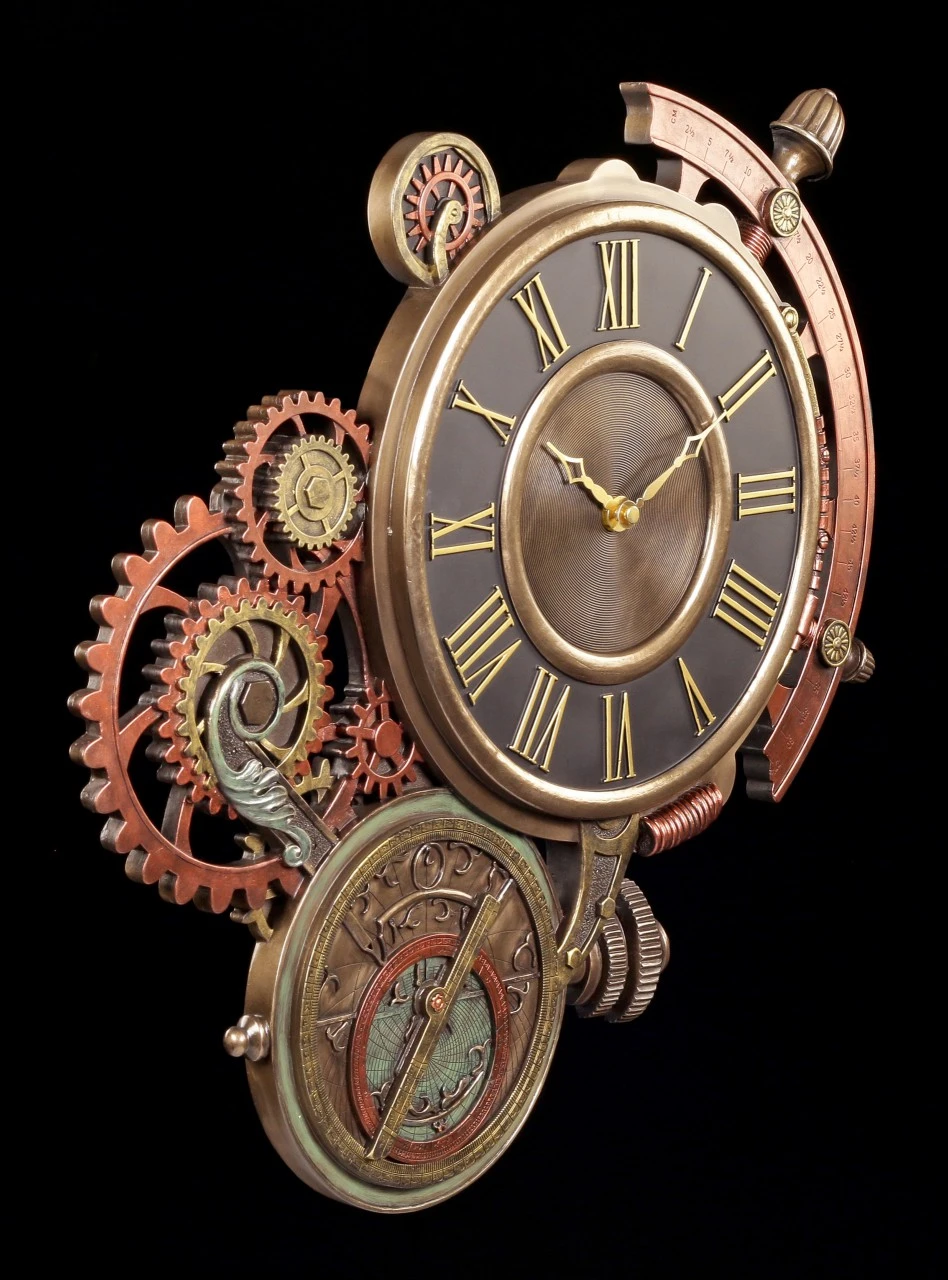 Astronomische Steampunk Wanduhr Astronomische Steampunk Wanduhr -Veronese Wanduhr Steampunk